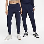 Nike club joggers navy hotsell